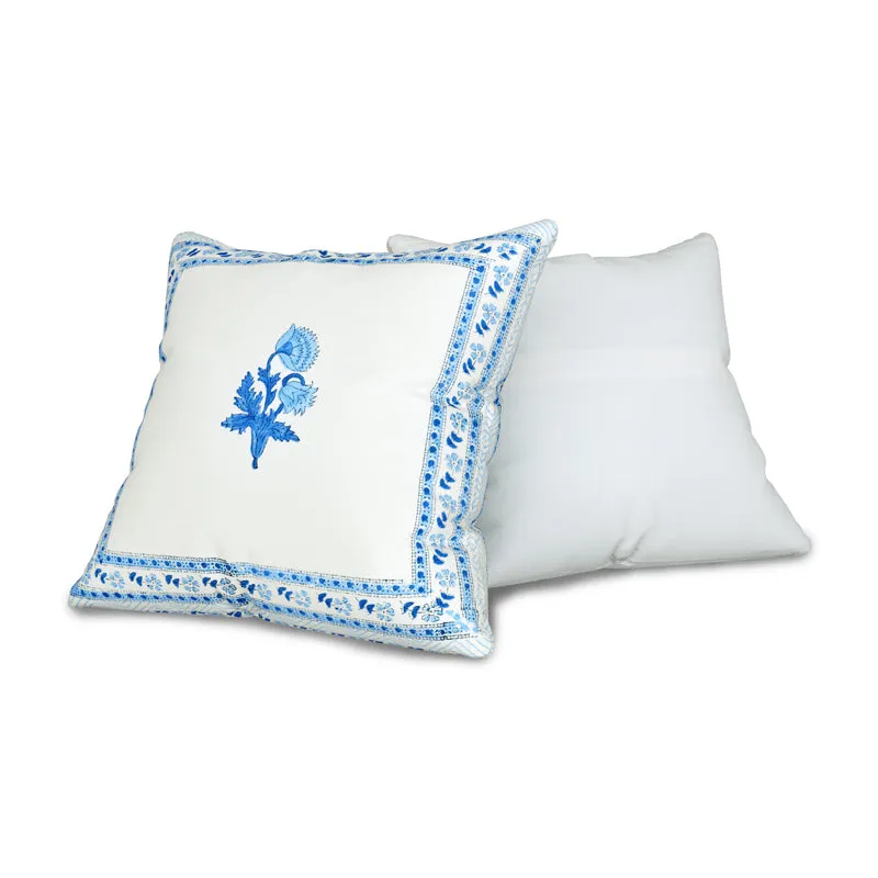 Parijat Pulse Jaipuri Block Print Cushion Cover - Set Of Two media 4