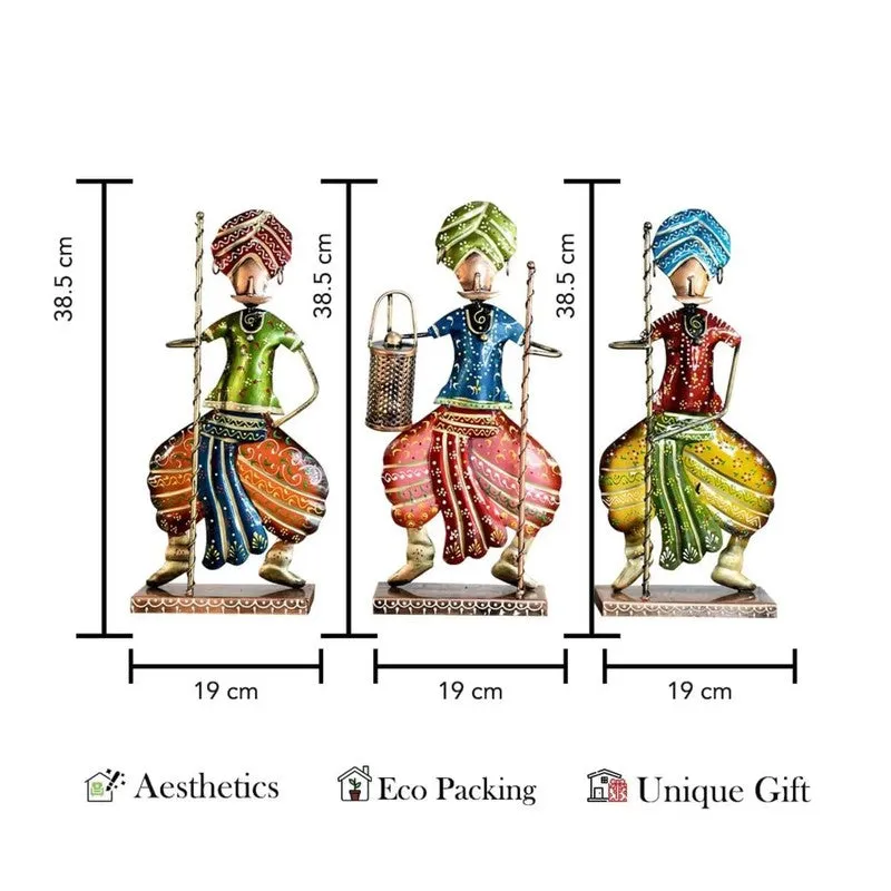 EthniCraft Traditional Showpiece - Set Of Three media 6