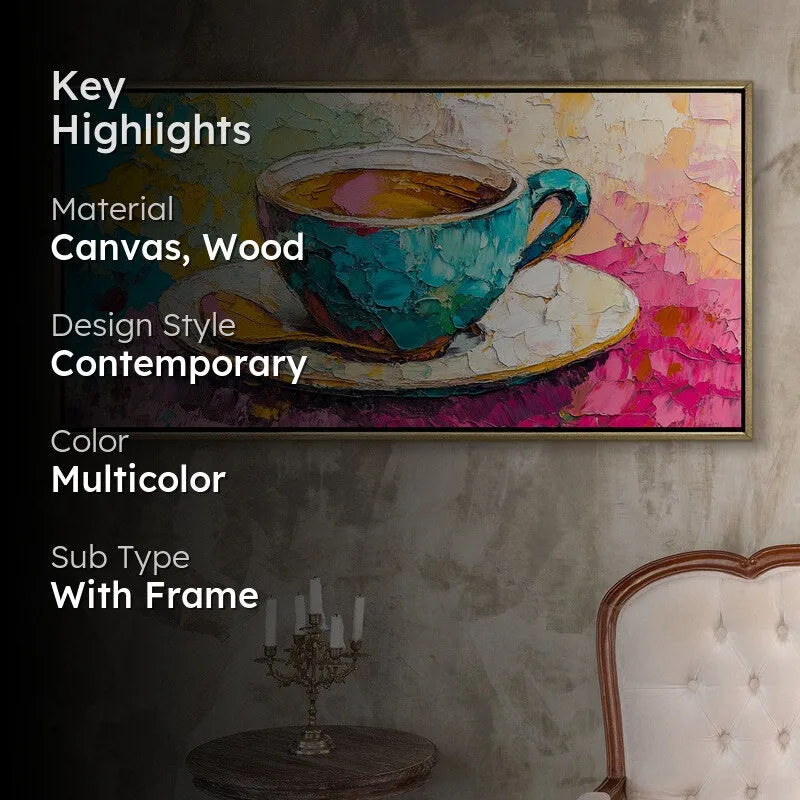 Whimsy Canvas Wall Painting With Frame media 2