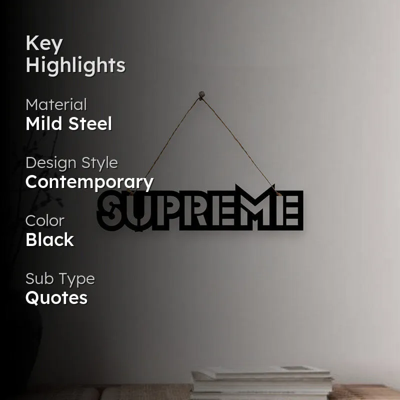 Supreme Mild Steel Wall Accent media 2