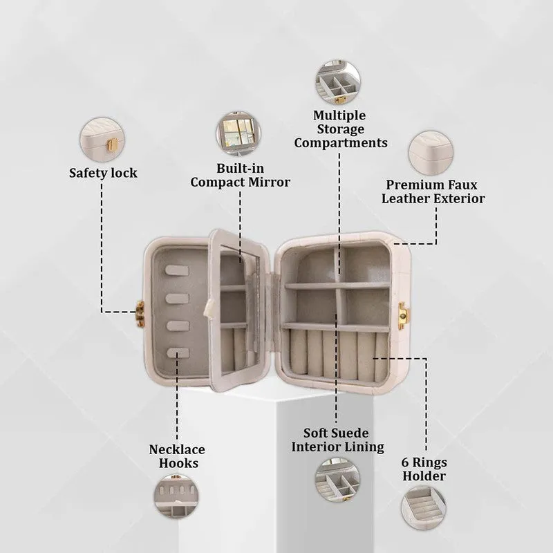 SereneVault Faux Leather Jewel Box media 6