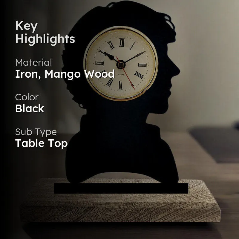 Shadow Time Analog Table Clock media 2
