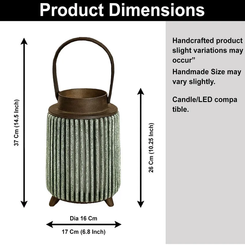 ThreadLuxe Bamboo Tea Light Candle Holder - Green media 8