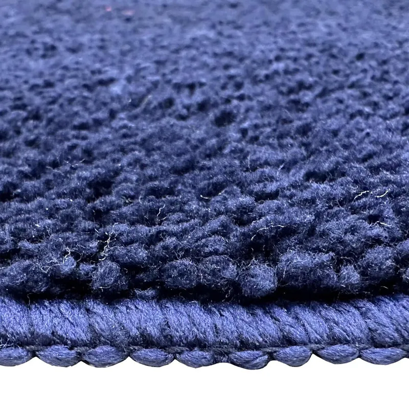 Lois Anti Skid Bath Mat (Navy Blue) - Set Of Three media 6