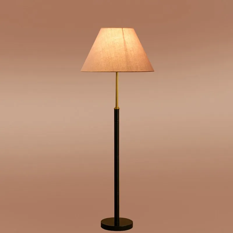 Halo Beam Wooden Floor Lamp - Grey media 6