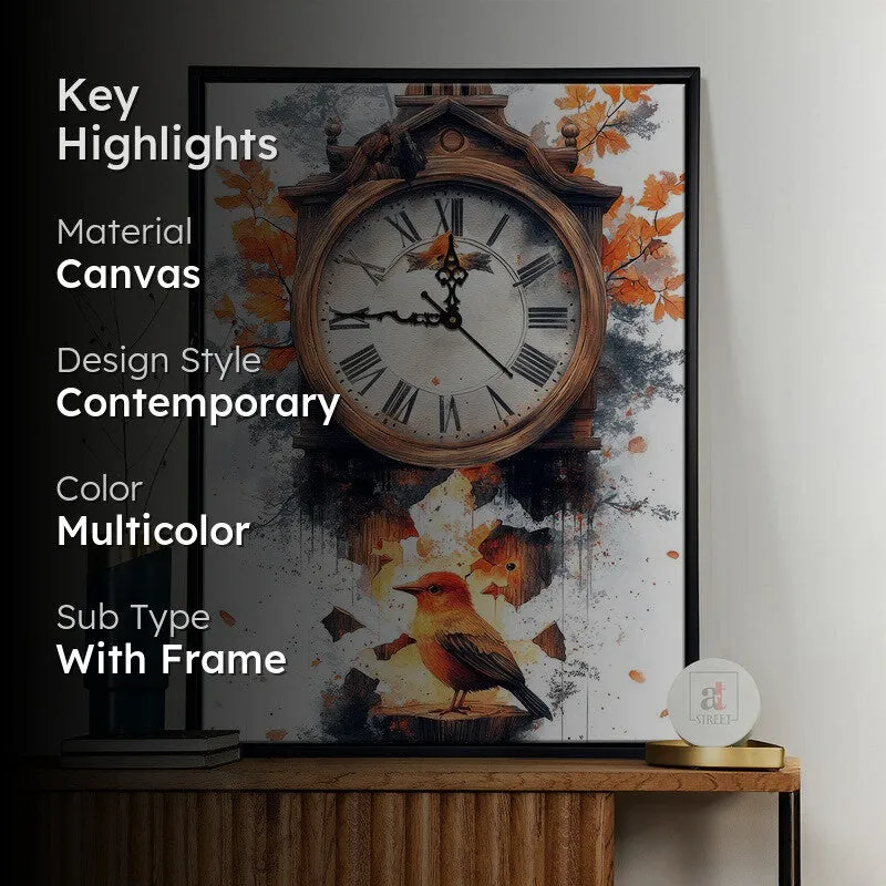 ShapeShift Wall Art With Clock media 2