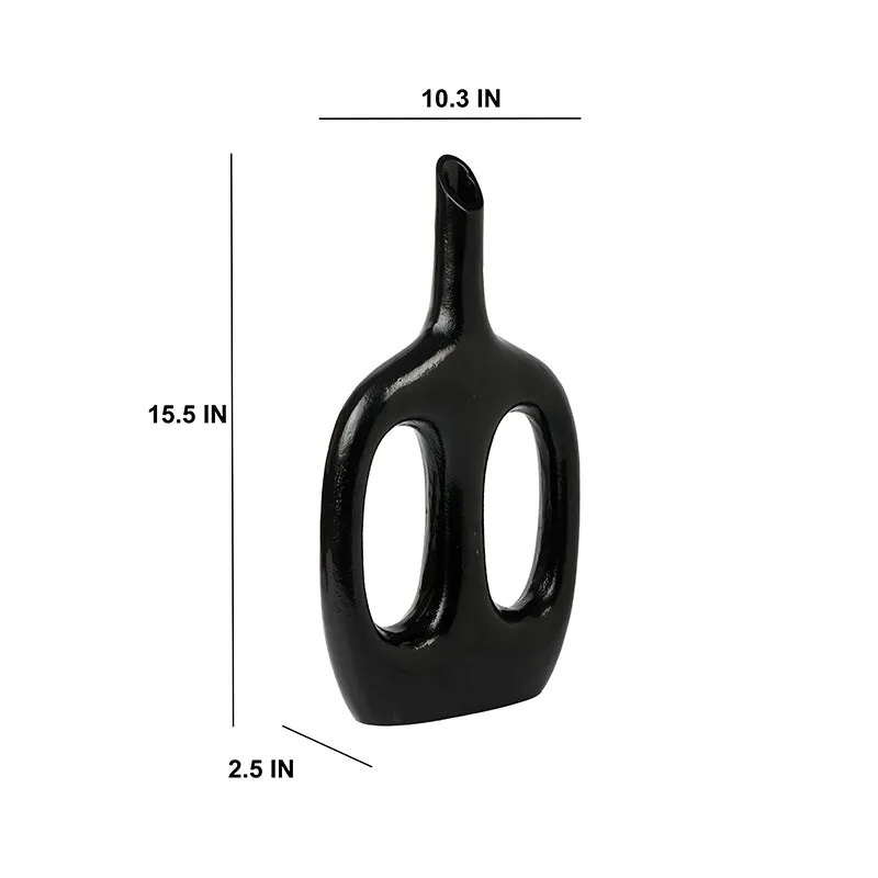 Anzu Aluminium Vase - Black media 5