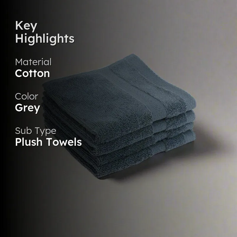 Miorah Face Towel (Grey) - Set Of Four media 2