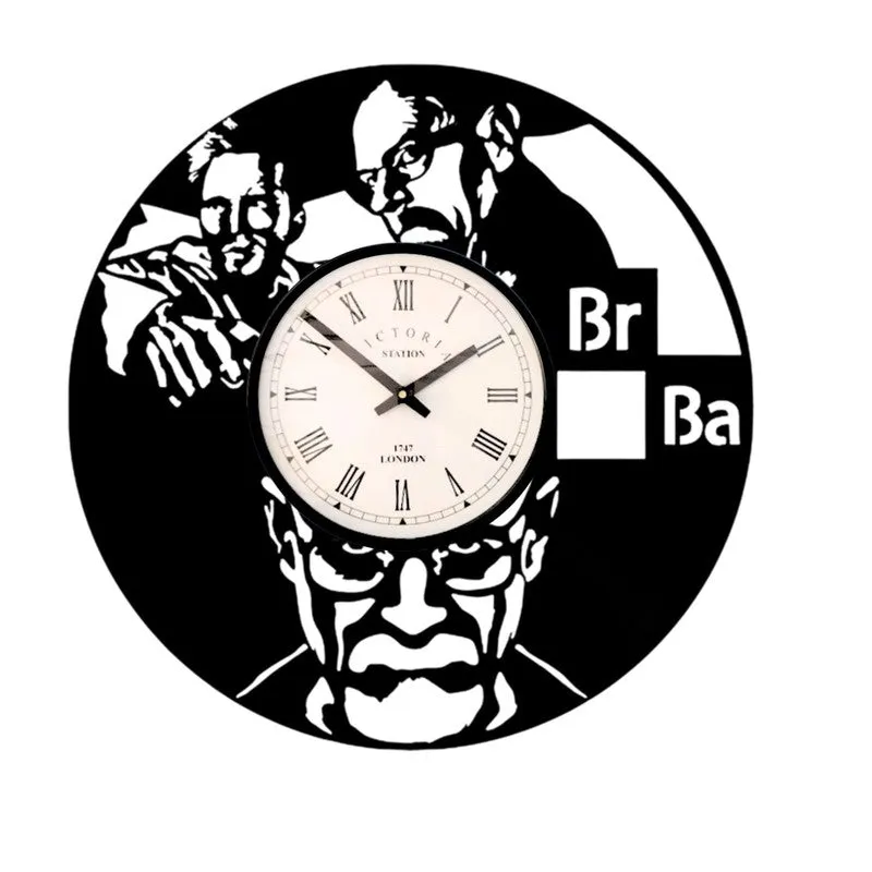 Quirk Steel Analog Wall Clock - Black media 4