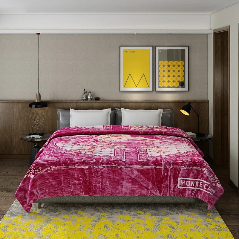 Monte Carlo Crimson Comforts Blanket - 950 GSM media 3