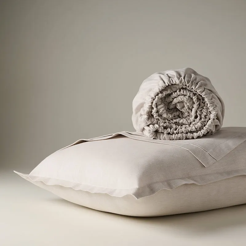 Lunar Weaves Bed Sheet - Feather Bamboo Cotton Bedsheet - 130 GSM media 7