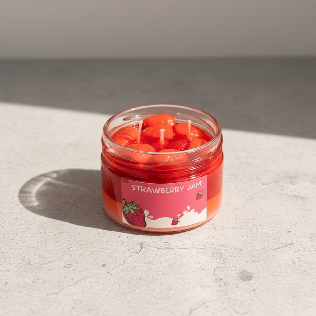 Strawberry Jam Scented Candle - Strawberry