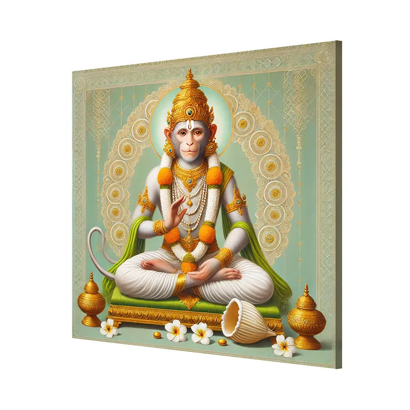 Hanumanta Dyana Wall Painting media 5