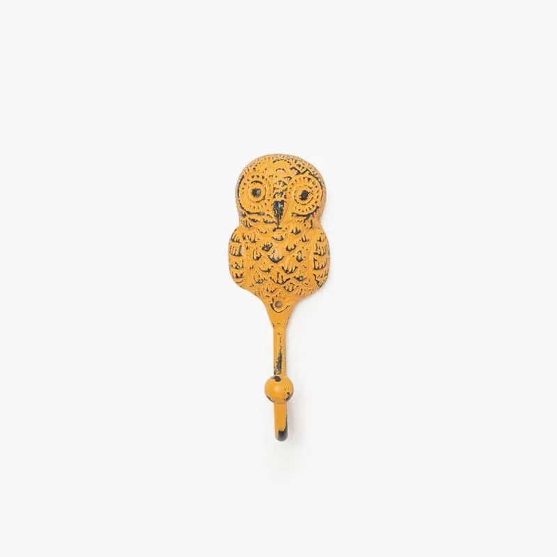 Owl Play Wall Hook (Yellow) - Set Of Three media 3