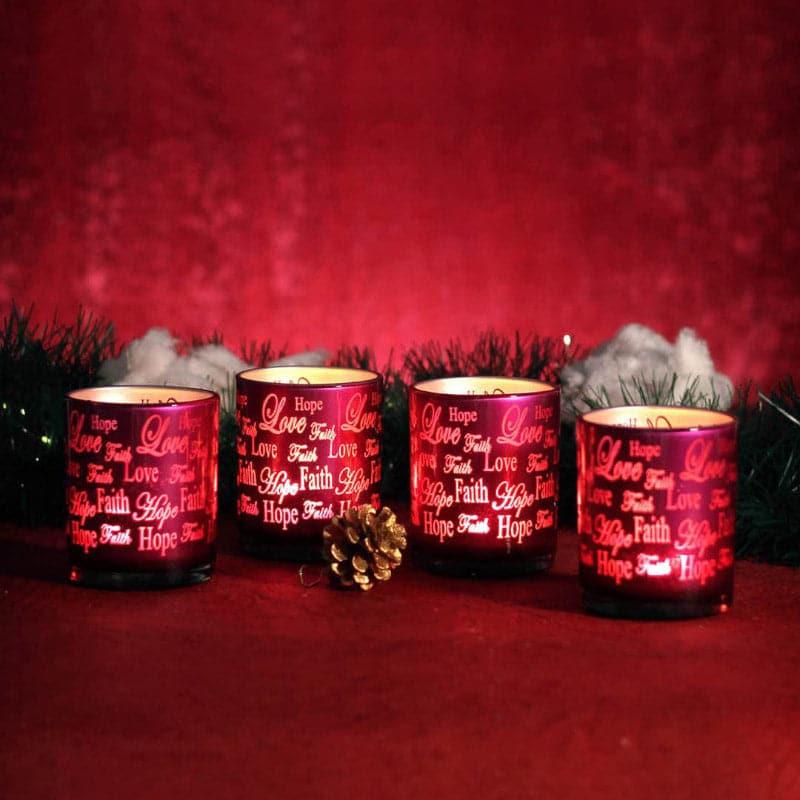 Love Lasso Tealight Candle Holder - Set Of Four media 3