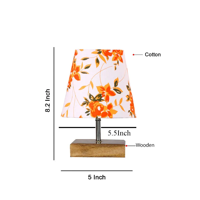 Tryda Ibis Floral Fabric Table Lamp - Multicolor media 5