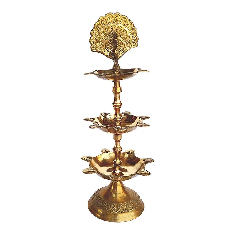 Peacock Jina Oil Lamp media 5