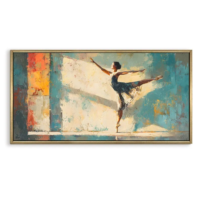 Chasing Shadows Canvas Wall Painting With Frame media 3