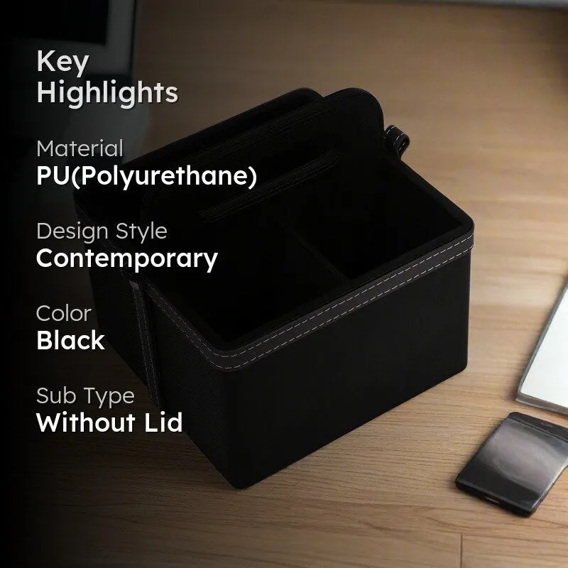 Ember Dote Leatherette Multi-Utility Organiser - Black media 2