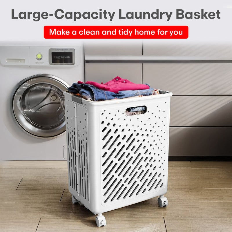 Rioware FreshFlow Laundry Basket - White media 5