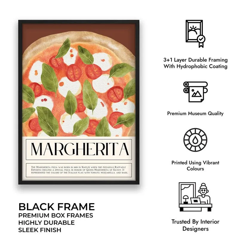 MargheritaPoster Archival Canvas Wall Art - Black media 9