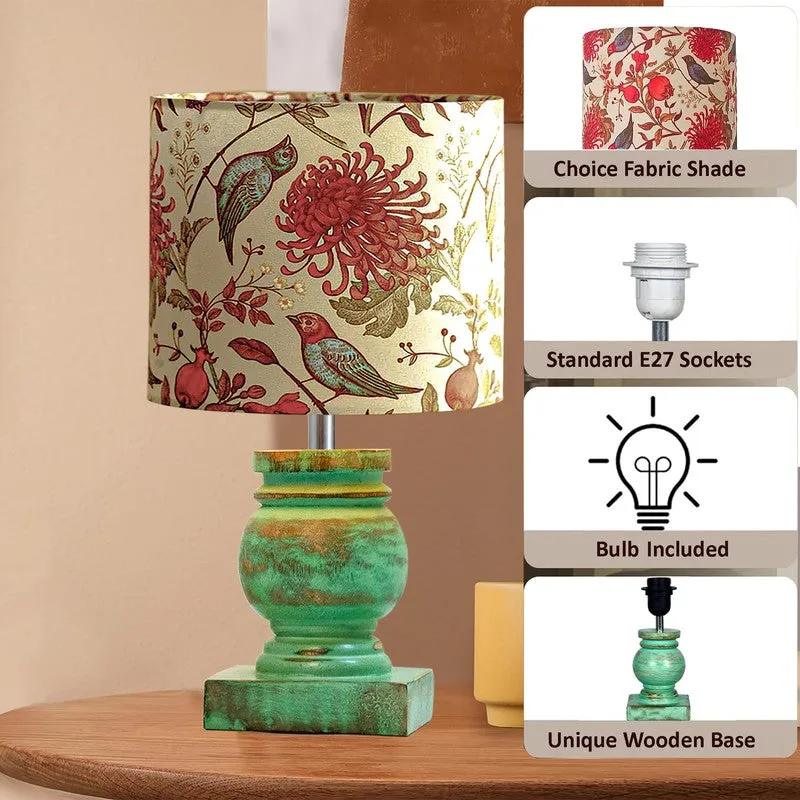 BirdWhirl Wooden Table Lamp media 4
