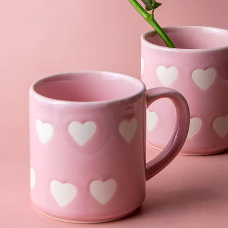 Romeo Stoneware Coffee Mug (350 mL Each) - Set of Two media 3