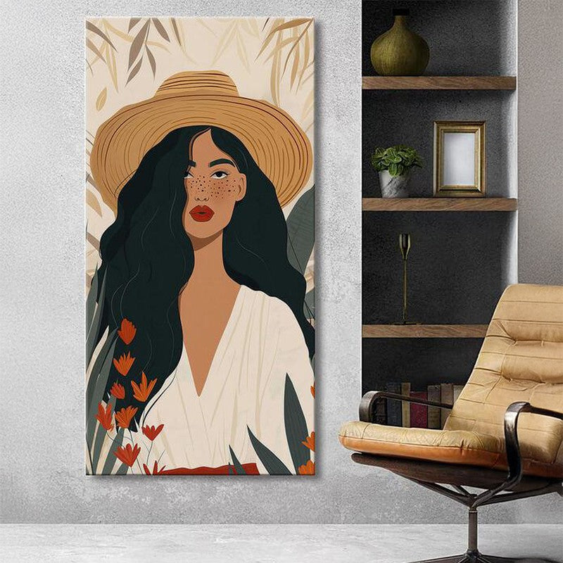 Gypsy Woman Wall Painting