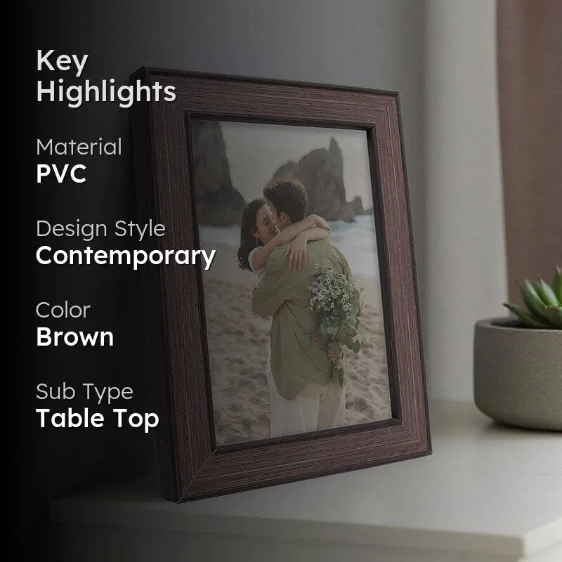 Nova Brushed Photo Frame - Brown media 2