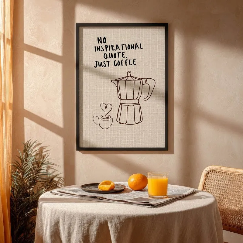 CoffeeInspo Archival Canvas Wall Art - Black media 4