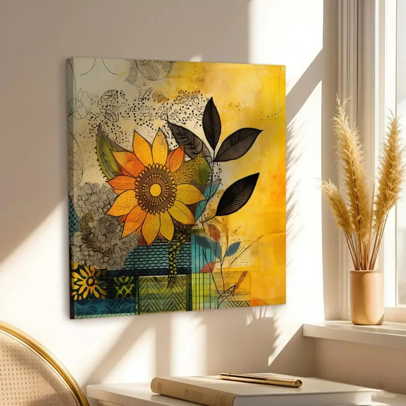 Ethnic Petal Canvas Wall Art media 3