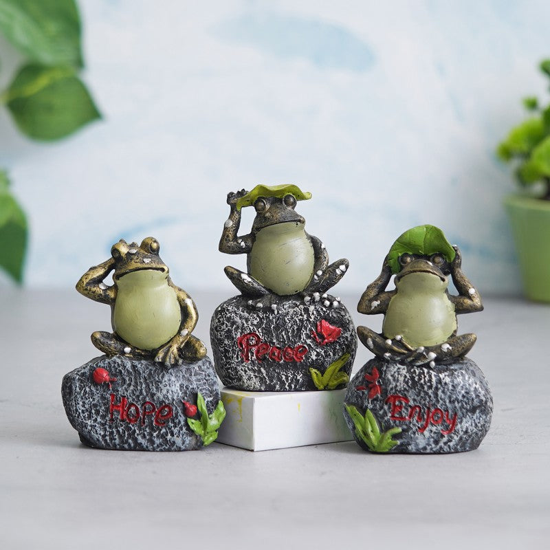 Joyful Wisdom Showpieces - Set of Three