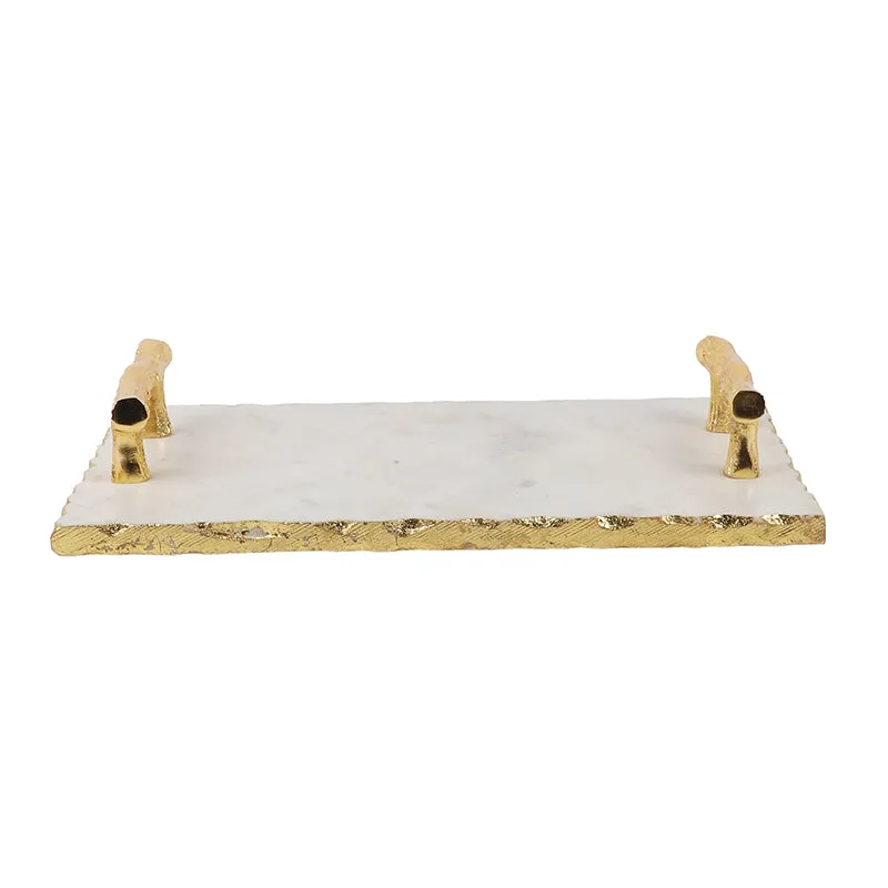 Carrara Luxe Marble Platter media 3