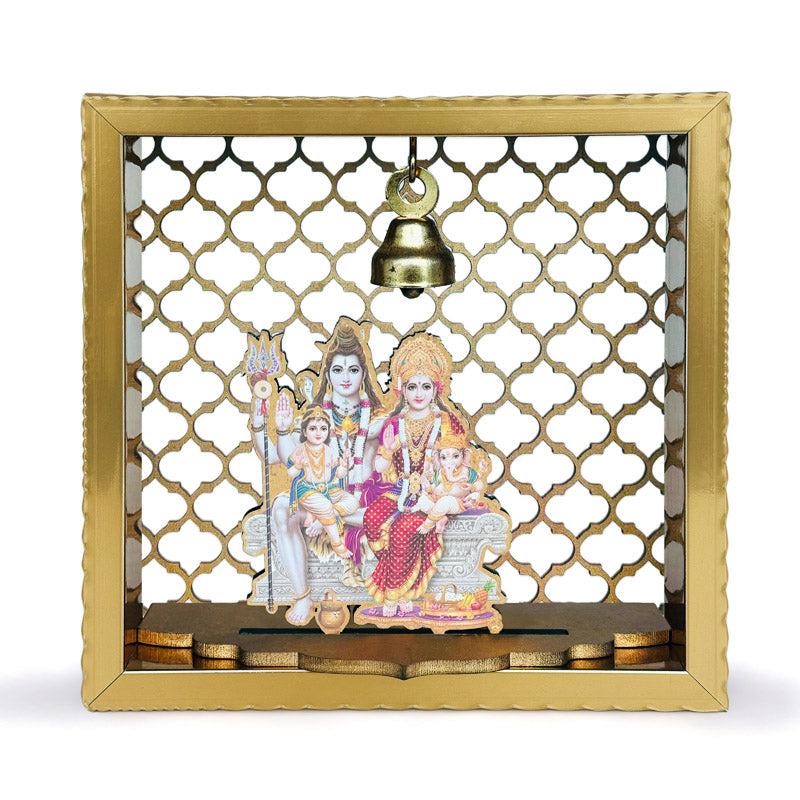 Shiva Parvati Wall Mounted Mandir media 3