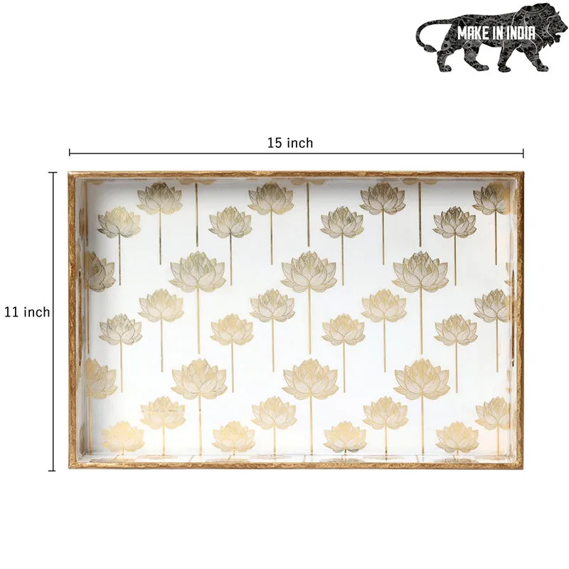 Lotus Lumina Enamel Coated Serving Tray media 7