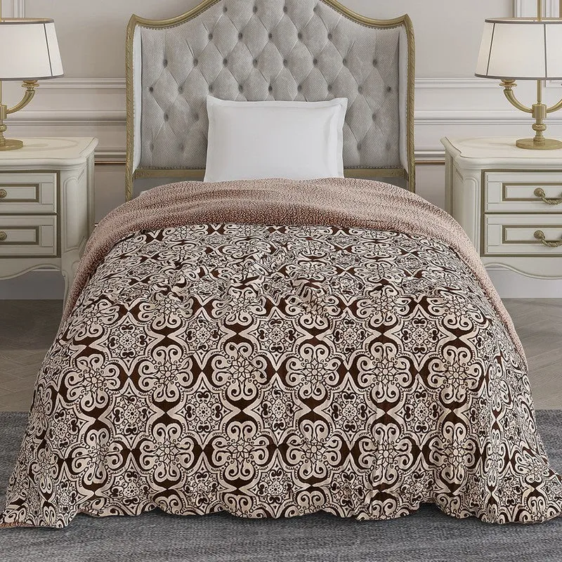 Monte Carlo Brown Elegance Comforter - 1114 GSM media 1