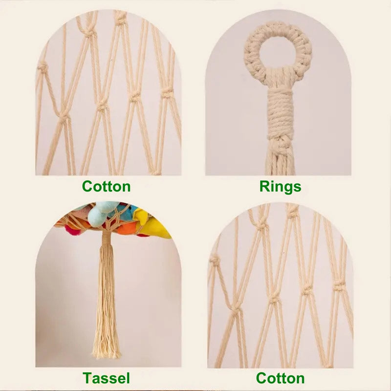 Ashya Macrame Toy Hammock media 5
