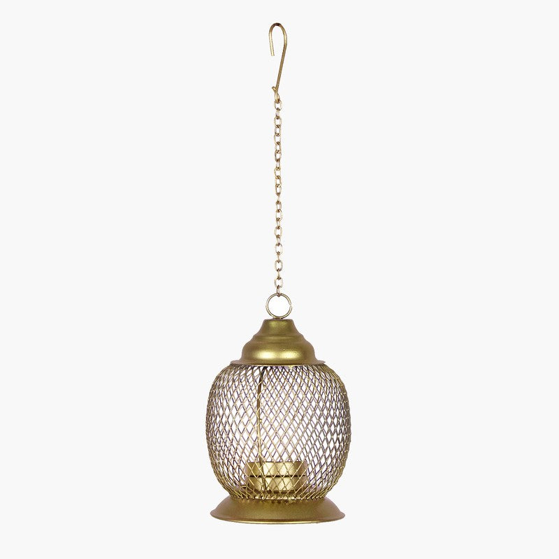 Aura Flick Tea Light Candle Holder (Gold) - Set Of Two media 5