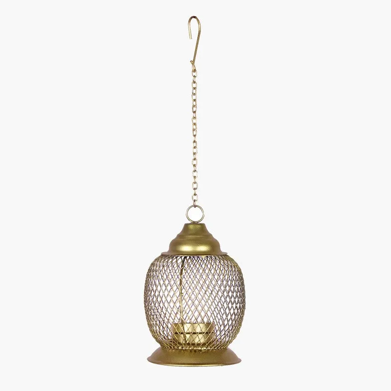 Aura Flick Tea Light Candle Holder (Gold) - Set Of Two - 5
