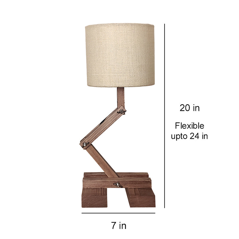 Jomari Jute Table Lamp - Beige media 5
