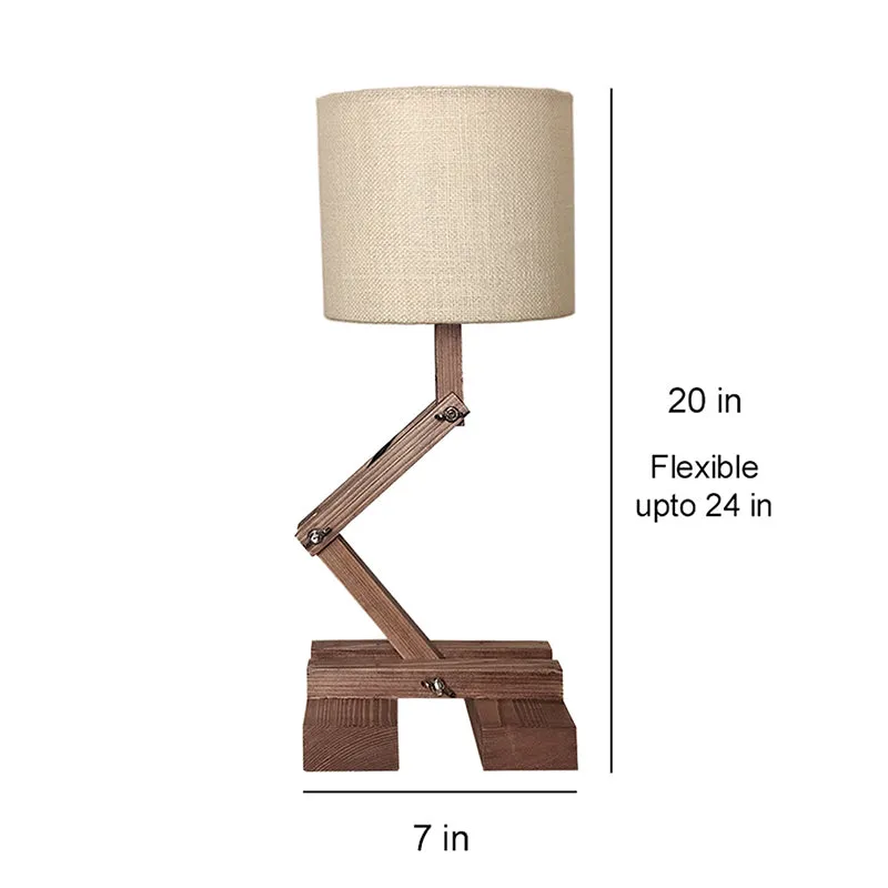 Jomari Jute Table Lamp - Beige media 5