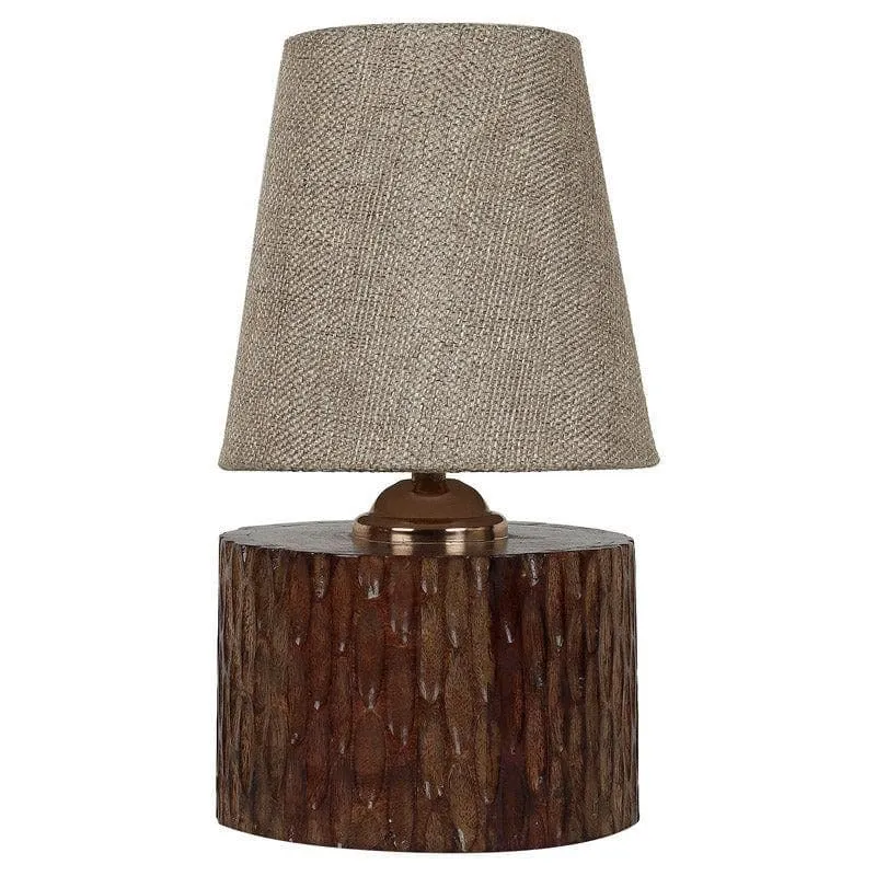 Bria Dori Fabric Table Lamp - Beige,Brown media 4