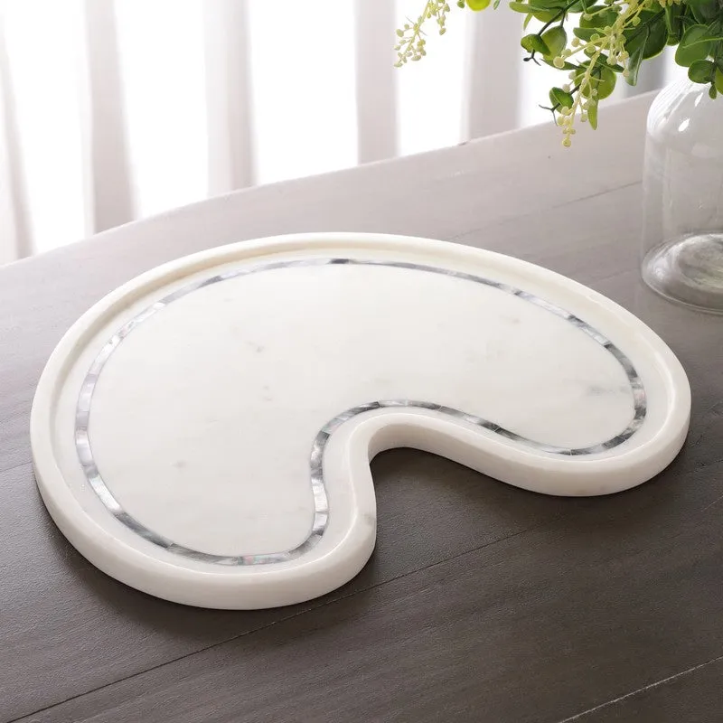 Gilded Horizon Marble Platter media 3