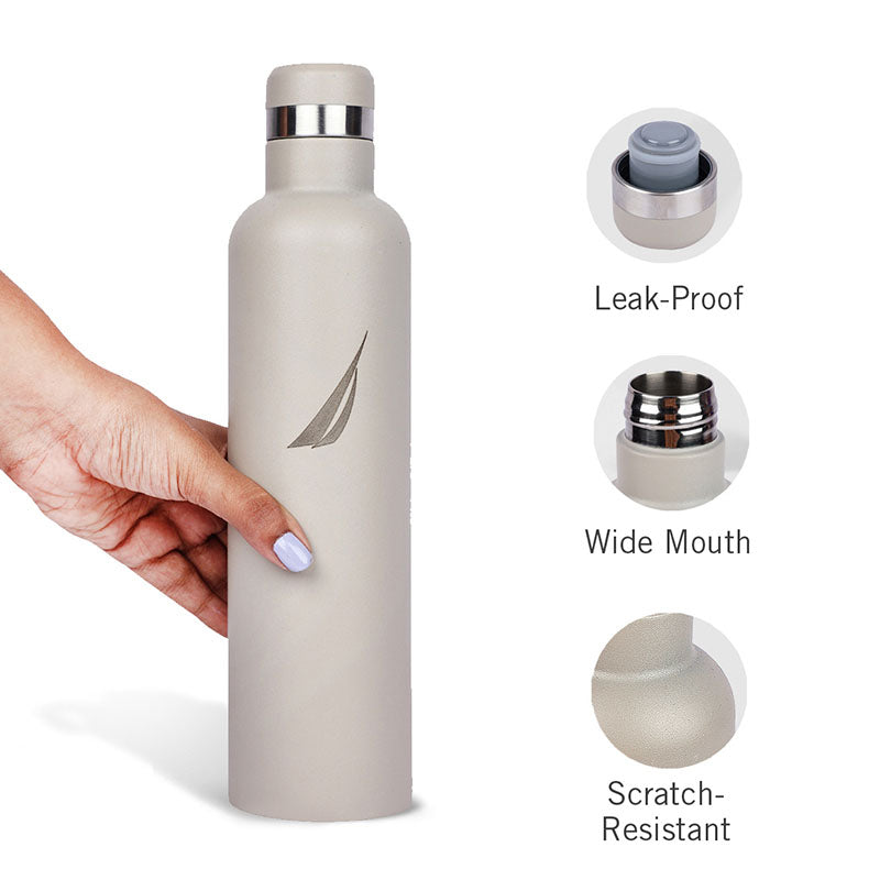 Nautica Vitae Pulse Leakproof Insulated Stainless Steel Thermos (White) - 750 mL media 3
