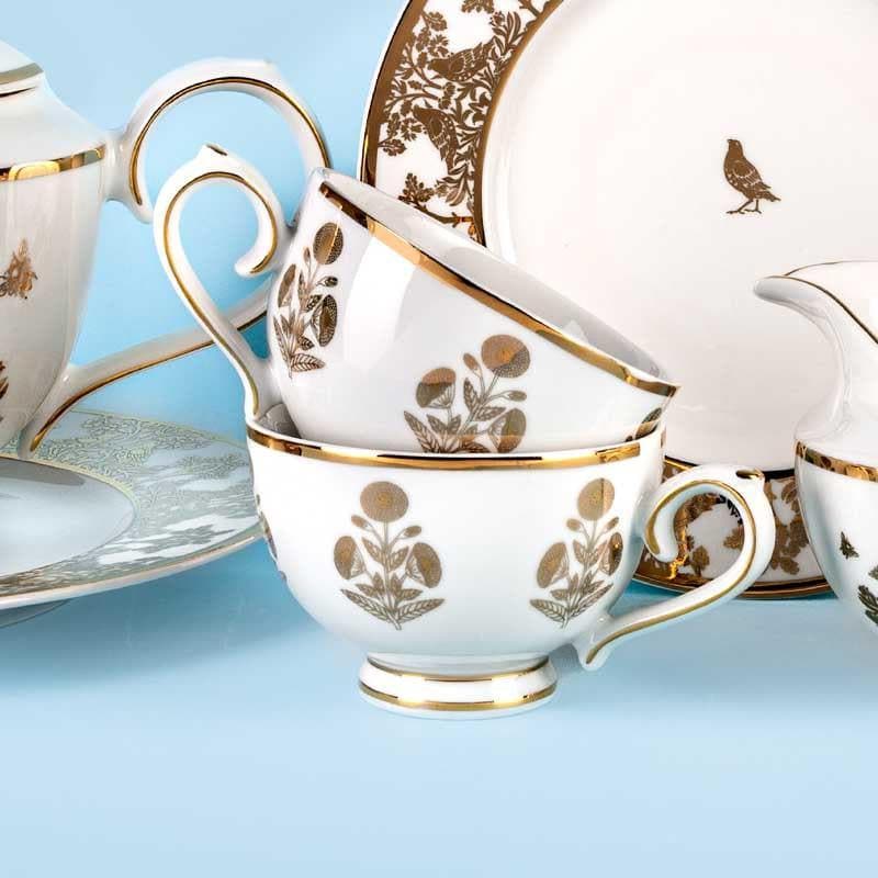 Golden Bird Tea Set With Snacks Service media 4