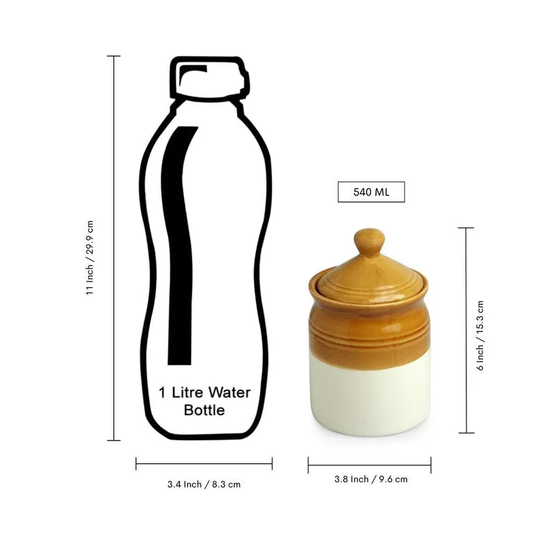 Bharni Condiment Jar (540 Ml) - Set Of Two media 7