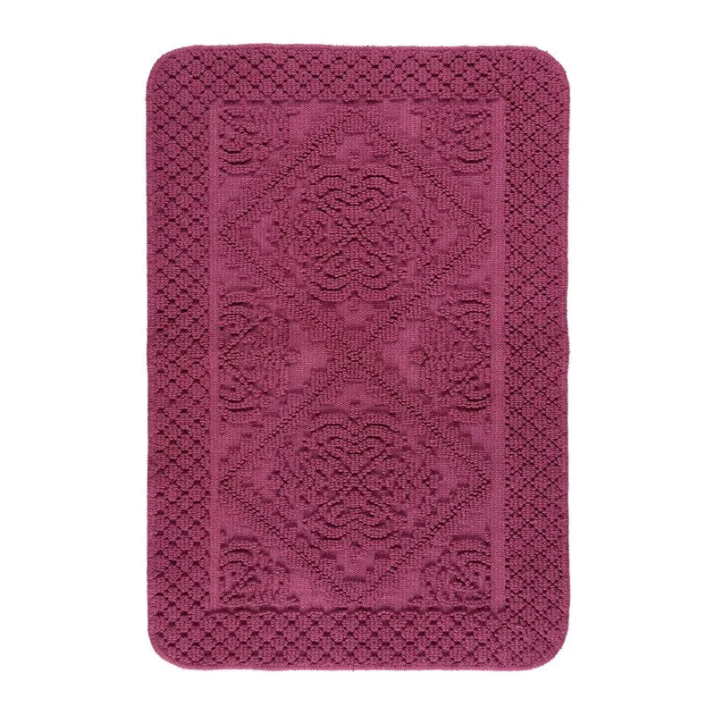 GentleStep Cotton Bath Mats (Purple) - Set of Two media 4