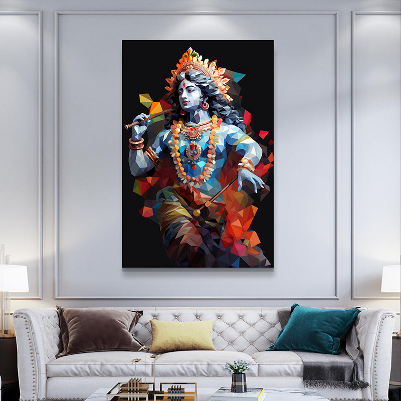 Sri Krishna Natyam Wall Painting