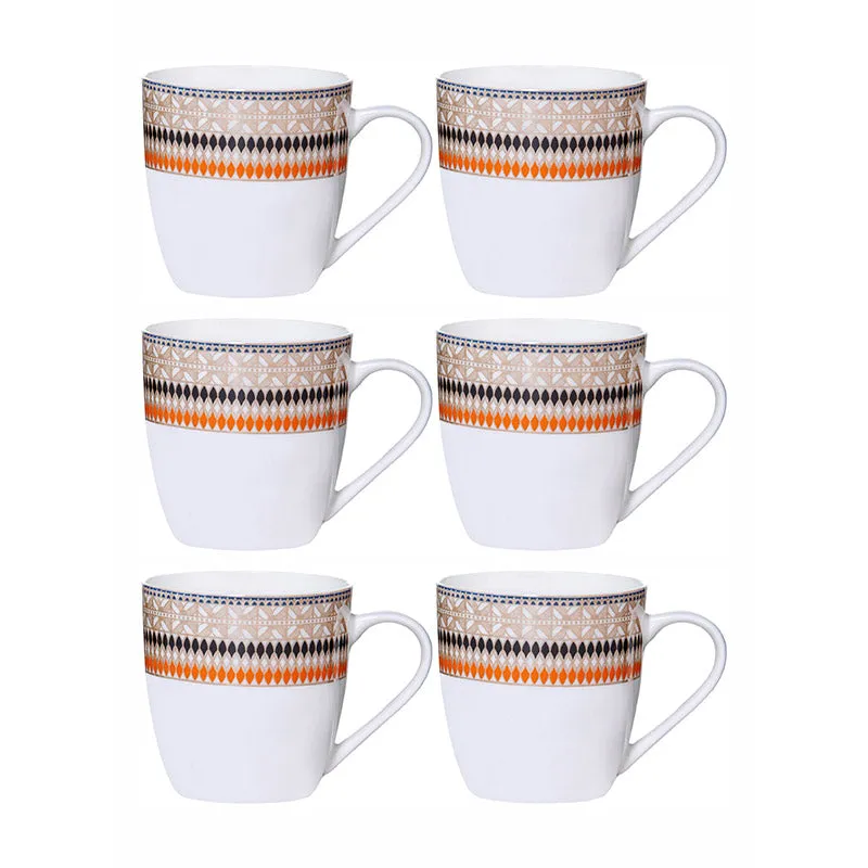 Sonaki Theara Ethnic Bone China Tea Cup (180 mL Each) - Set Of Six media 4