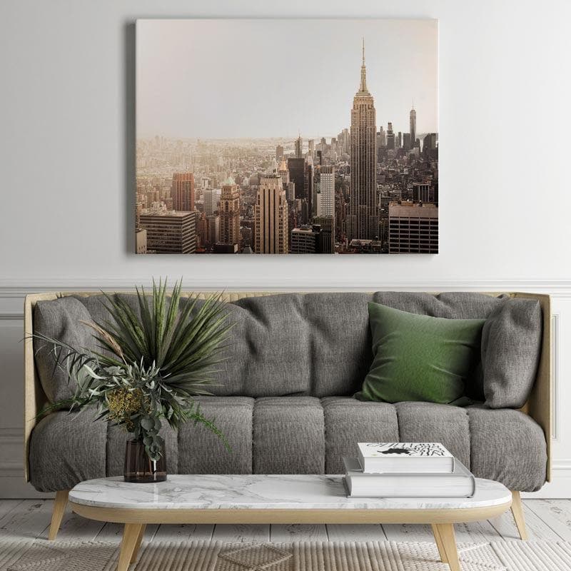 Manhattan Horizon Wall Painting - Gallery Wrap